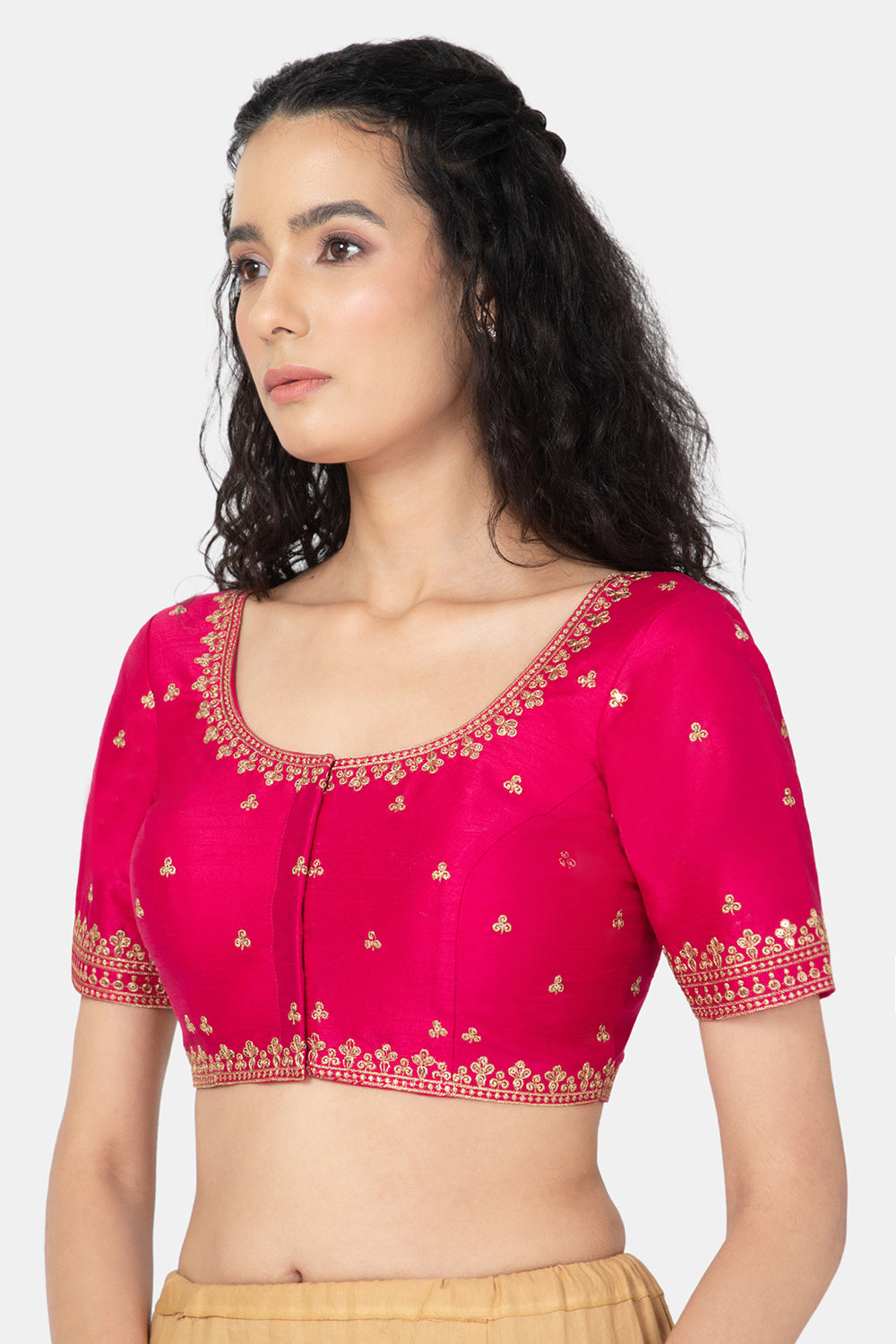 blouse front neck designs | blouse designs indian | how to stitch blouse | Neck  designs for suits, How to stitch blouse, Kurti neck designs latest fashion
